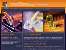 Tablet Screenshot of electricalmodifications.com